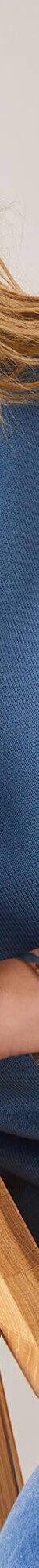 Pull col rond uni, manches longues, toucher doux (bleu grisé) Pull col rond uni, manches longues, toucher doux (bleu grisé)